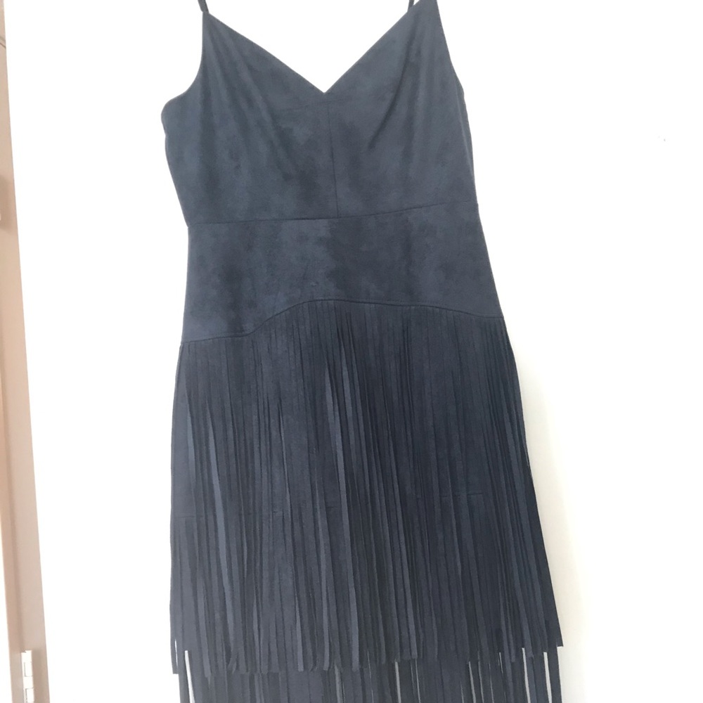 Beautiful Fridge Suede Midi Dress.